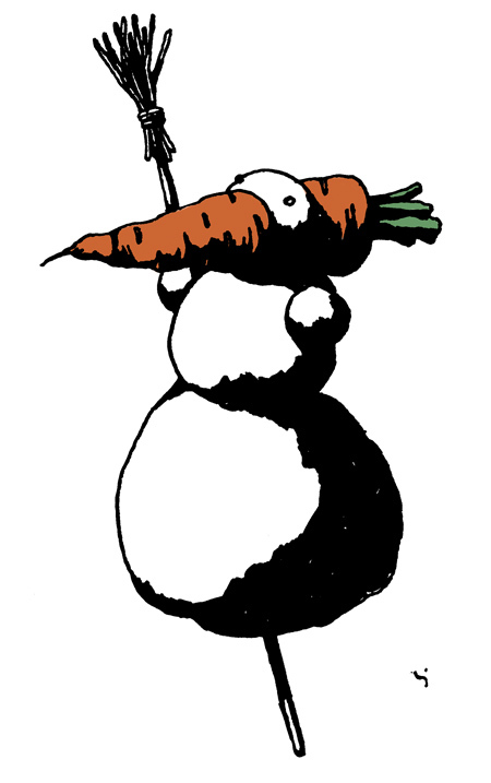 Стремный снеговик